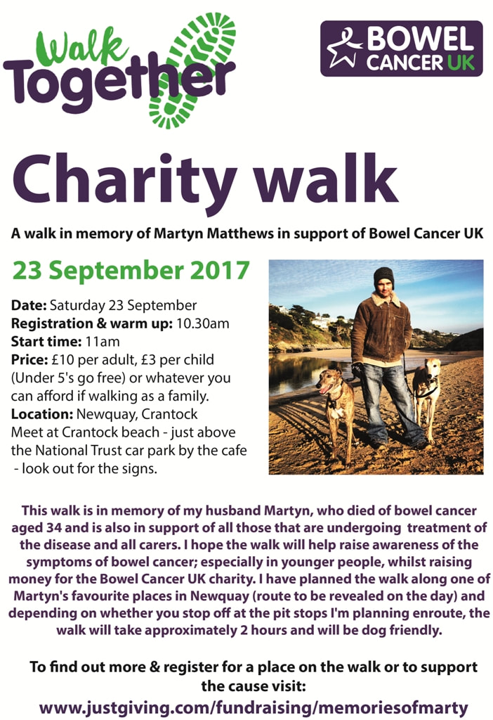 Charity walk poster